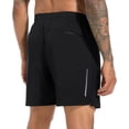 thumbnail image 2 of TENJOY 5 inch Mens Running Shorts Athletic Shorts for Men Quick Dry Men's Workout Shorts Breathable Gym Sports with Zippered Pocket, 2 of 7