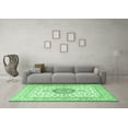thumbnail image 3 of Ahgly Company Indoor Rectangle Medallion Emerald Green Traditional Area Rugs, 6' x 9', 3 of 4