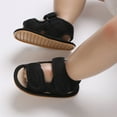 thumbnail image 7 of Zanarzt Infant Girl Sandals for Walking Baby Girls Sandals Soft Sole Anti Slip Open Toe Breathable Summer Outdoor First Walker Shoes Baby Sandals Black,6, 7 of 7