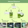 thumbnail image 3 of Gorilla Supply Dog Poop Waste Bags with Dispenser and Leash Tie 9"X13", Green, 1000 Count, 3 of 6