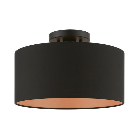 Livex Lighting - Sentosa - 1 Light Medium Semi-Flush Mount In Transitional