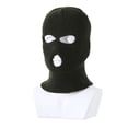 thumbnail image 5 of Tnobhg Three Hole Hat Winter Men Ribbed Beanie Face Covering Balaclava Sports Scarf Skiing Hat Outdoor Cycling Knitted Pullover Hat, 5 of 8