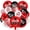 Red and Black, variant on Black and Gold Graduation Balloons Graduation Decorations 2026, 51Pcs Grad Latex Balloons and Grad Foil Balloon with Confetti Ribbons Grad Party Decorations for College High School