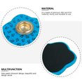 thumbnail image 5 of CIMAXIC 1Pc Practical Cello Mat Antiskid Cello Stopper Useful Instrument Accessory (Blue),3.54"X3.54"X0.79", 5 of 5