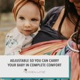 thumbnail image 3 of Hip Baby Wrap Cotton Hand-Woven Baby Carrier Adjustable Front Tummy Hip Carry Infants Lightweight, 3 of 7