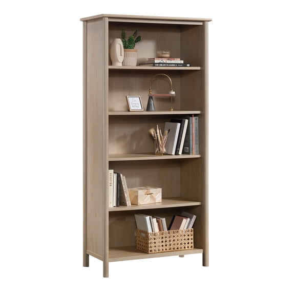 Nmkwnr 5 Shelves Wood Bookshelf Bookcase for Living Room, Office, Brown