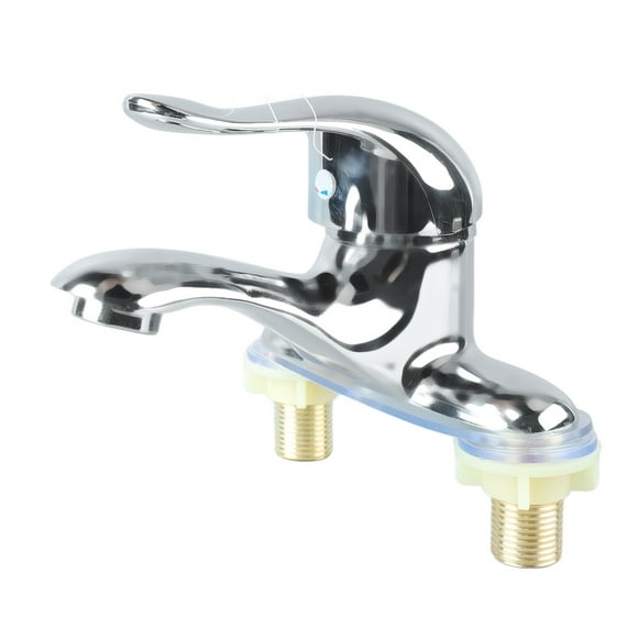 Hotand Cold Water Mixer Tap,Bathroom Sink Faucet Zinc Laundry Faucet Single Handle Bathroom Faucet User-Friendly Design