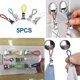 thumbnail image 1 of Tea Towel Hanging Clips Home Travel Portable Storage Hangers Rack Clip On Hooks Loops Hand Towel Hangers Clothes Folder 5pcs/lot, 1 of 2