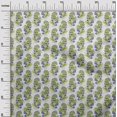 thumbnail image 3 of oneOone Cotton Poplin Light Green Fabric Paisleys Quilting Supplies Print Sewing Fabric By The Yard 42 Inch Wide, 3 of 6