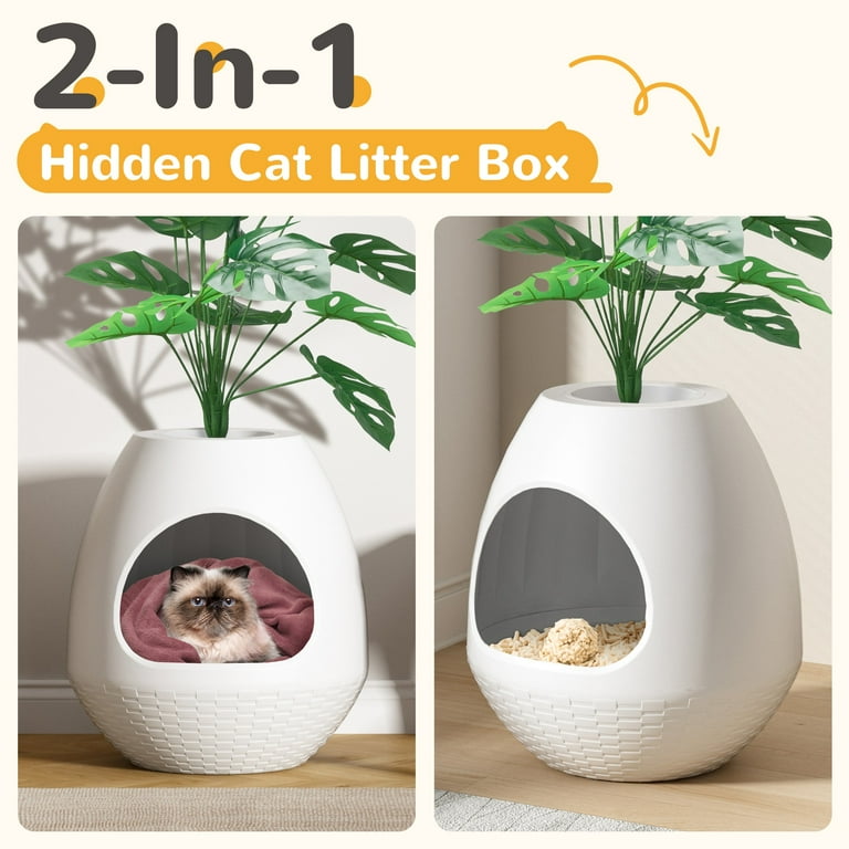 Cat litter box plant pot hot sale