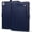 Blue, variant on Sanwo PU Leather Wallet Case for iPad 9th/8th/7th Generation, Shockproof Folio Cover with Front Pocket and Pen Holder, Auto Sleep Wake Screen Protection Raised Bezel, Black