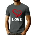 thumbnail image 2 of Tops para hombre, blusas y camisas de cuello redondo y manga corta para hombre, camisetas deportivas informales con estampados a la moda para hombre, blusas de cuello redondo y manga corta, blusas de, 2 of 5