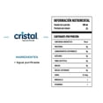 thumbnail image 2 of Agua mineral Cristal 1.75 l, 2 of 2