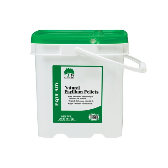 Farnam Equi Aid Natural Psyllium Fiber Pellets for Horses, 20 lbs