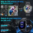 thumbnail image 4 of Smartband FoxBox Sport BW0403 display de 1.36" con correa de acero inoxidable y silicona y caja color negro Relojes inteligente hombre, 4 of 8