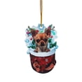 thumbnail image 1 of 1pc Christmas Acrylic Christmas Stockings For Dogs Decorations Christmas Tree Decorations Crafts Hanging Decorations, 1 of 9