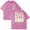Pink, variant on Josiah Queen Dusty Bibles Merch T-Shirt Cotton Wash Tee Women Men Short Sleeve Casual Crewneck Tee