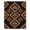 Black, Pattern 12, variant on ODIKA 4'x6' Machine Washable Non-Slip Area Rug, Aztec Brown High Traffic Rug, Brown, 950538