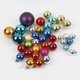 thumbnail image 2 of FELTECHELECTR 24 adornos navideños de bolas doradas para árbol de Navidad, para decoración de fiestas, bodas y festividades., 2 of 6