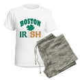 thumbnail image 5 of CafePress - Boston Irish Women's Light Pajamas - Women's Short Sleeve Print T-Shirt and Pants Light Cotton Pajama Set, 5 of 7