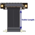thumbnail image 3 of Cable de Extensión PCI-e X4 A X4, Adaptador Conversor Extensor PCI Express, Compatible con Tarjeta de Red SSD, Tarjeta USB, 20 cm, 3 of 5
