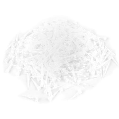 Unique Bargains 1000 Pcs Laboratory Lab Plastic Liquid Filters Pipette Pipet Tips 10ul
