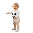 thumbnail image 5 of YunPes Baby Infant Bodysuit Smiling Ghost Long Sleeve Bubble Romper Newborn Boy Girl First Halloween Clothes Soft Cozy with Bottom Snaps, 5 of 6