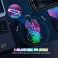 thumbnail image 6 of VersionTECH. Wireless Gaming Mouse with RGB Colorful LED Lights, Silent Click, 2.4G USB Nano Receiver, 3 Level DPI for PC Mac XBOX, 6 of 7