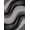 Black Grey Silver, Pattern 1, variant on ODIKA 4'x6' Ultra-Soft Area Rug, Graffiti Motif Featuring Symmetrical Interlocking Animals Grey None Washable, Bare feet friendly, Silk-Touch for Bedroom Home office