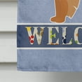 thumbnail image 4 of Carolines Treasures CK3648CHF German Spitz Welcome Flag Canvas House Size, 4 of 4