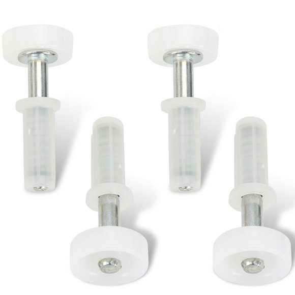 Ruedas guía con rodillo para puerta de clóset Harrier Hardware de 7/8" - paquete de 4