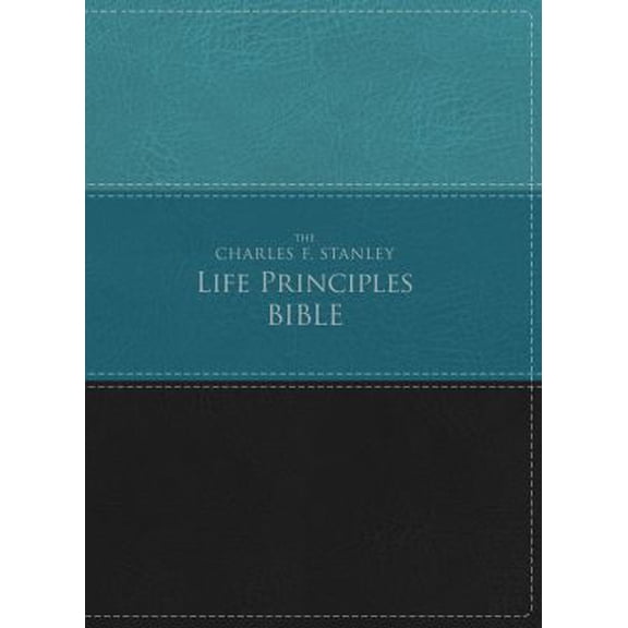 Pre-Owned Niv, the Charles F. Stanley Life Principles Bible, Imitation Leather, Green/Black (Paperback) 0718097173 9780718097172