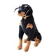 thumbnail image 1 of Juguete de simulación de perro, adornos realistas de pie, linda estatua decorativa de perro de peluche 30cmx23cm, 1 of 9