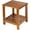 2-Tier, variant on Teak Outdoor Side Table for Patio, Pool Coffee Accent Table, Wood End Tables for Garden, Backyard, Bed, Living Room, Couch