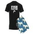 thumbnail image 1 of CafePress - Fish Fear Me Pajamas - Men's Dark Pajamas, 1 of 1