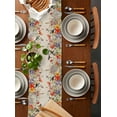 thumbnail image 5 of Vintage Flowers Table Runner Spring Floral Botanical Rustic Pastoral Tablerunners 14 x 72 Inch, Table Decorations Tabletop Scarf for Summer Gathering Holiday Farmhouse Kitchen Dining Decor, 5 of 6