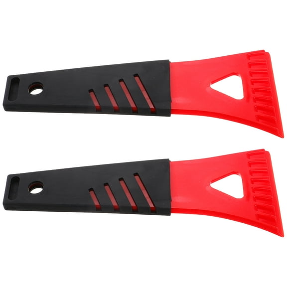 2 Pcs Mini Snow Shovel and Ice Scraper Set for Car Windshield Snow Removal and Defrosting Tool