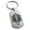 Silver, variant on Stainless Steel Gungnir Odin's Spear Viking Norse Engraved Dog Tag Keychain Keyring