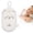 White-3.14x5.51 Inch, variant on Cartoon Animal Soft Bath Sponge, Loofah Sponge, Bath Sponges for Shower, Shower Scrubber for Body, Fluffy Foaming Body Exfoliating Scrubber, Friendly Hanging Bath Loofah Sponge 1Pcs