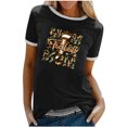 thumbnail image 1 of Elegante blusa de manga corta con cuello redondo y manga abullonada para mujer OAVQHLG3B Store  lin121212, 1 of 5