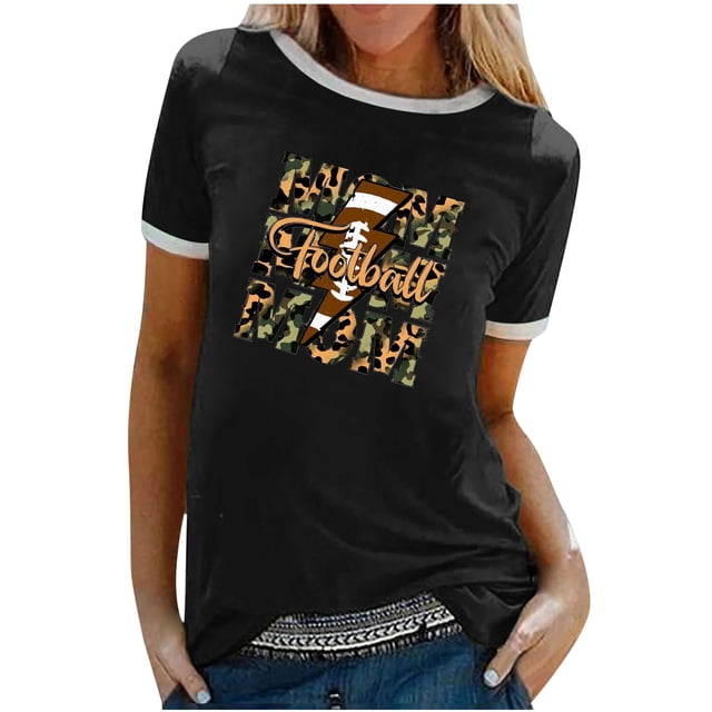 Elegante blusa de manga corta con cuello redondo y manga abullonada para mujer OAVQHLG3B Store lin121212