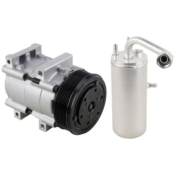 AC Compressor & A/C Drier For Ford F250 F350 F-250 F-350 Super Duty 7.3L PowerStroke Diesel 1999 2000 2001 2002 2003 - BuyAutoParts