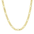thumbnail image 2 of Unisex Italian 14k Gold Over Silver Figaro Chain - 20"-24", 2 of 5