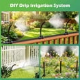 thumbnail image 2 of 50 FT Drip Irrigation Kit with Adjustable Nozzles and Quick Connect, Automatic Garden Drip Irrigation System for Raised Bed Garden, Greenhouse, Containers, Potted Plants, 2 of 10