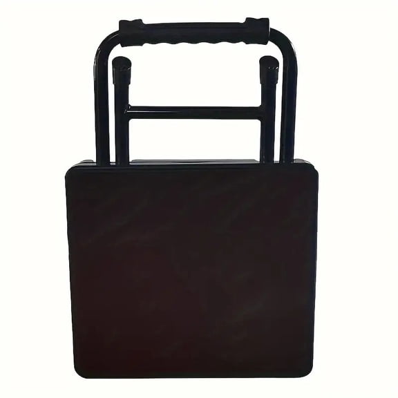 3-in-1 Retro Iron Folding Table & Chair Combo, Portable Collapsible Desk