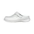 thumbnail image 3 of 24 HOUR COMFORT Marcy Wide Width Comfort Clog For Work and Casual Attire WHITE 6, 3 of 6