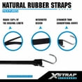 thumbnail image 4 of XSTRAP Multipack Heavy Duty Adjustable Rubber Bungee Cords with S Hooks, 15"", 21"", 31"" Tie-Down Straps for Securing Tarps, Canvases, Cargo, Weather-Resistant and Durable, 4 of 8