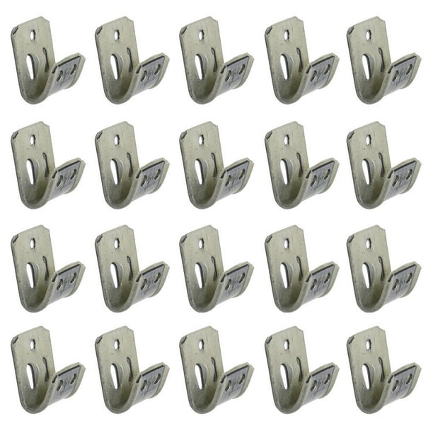wolftale 20Pcs Upholstery Spring Clip Corners Bracket Fixing Clip