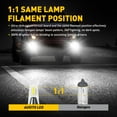 thumbnail image 4 of AUXITO H11(H8, H16) LED Fog Light Bulbs with CSP LED Chips 6500K White Lamps for Fog Lights or Daytime Running Lights DRL, Pack of 2, 4 of 10