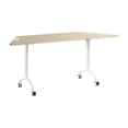 thumbnail image 1 of Scranton & Co Engineered Wood 72-inch Trapezoid Modular Conference Table in Elm, 1 of 8